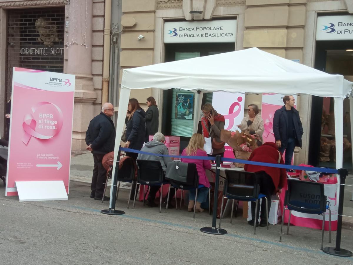 BPPB si tinge di rosa con Komen Puglia: prevenire il tumore al seno BPPB si tinge di rosa con Komen Puglia: prevenire il tumore al seno