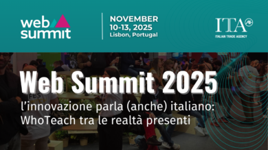 Web Summit 2025 l’innovazione parla (anche) italiano: WhoTeach tra le realtà presenti