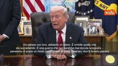 Trump: Zelensky dovrà farsi piacere il piano di pace per l’Ucraina