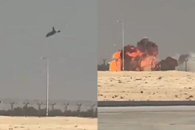 India, jet da combattimento si schianta durante un’esibizione. Il video completo
