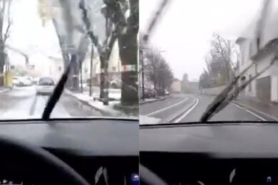 Neve in pianura al Nord, Brianza imbiancata all’alba: il video girato dagli automobilisti