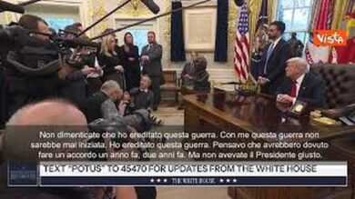 Trump: Zelensky contro piano pace per l’Ucraina? Vi ricordate, gli dissi che non ha le carte