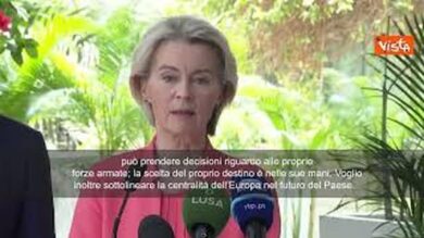 Piano pace Ucraina, von der Leyen: Solo Kiev può decidere sul suo esercito