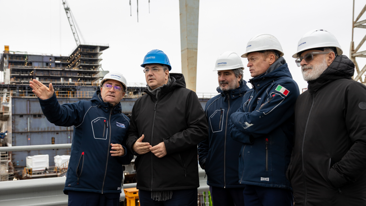 Fincantieri, visita del commissario europeo Apostolos Tzitzikostas al cantiere di Monfalcone Fincantieri, visita del commissario europeo Apostolos Tzitzikostas al cantiere di Monfalcone