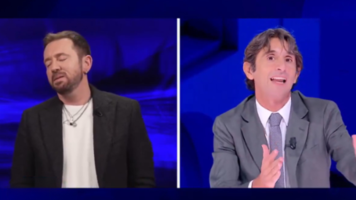 Scanzi–Donzelli, scontro infuocato in tv a Cartabianca: Berlinguer costretta allo stop Scanzi–Donzelli, scontro infuocato in tv a Cartabianca: Berlinguer costretta allo stop