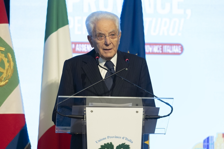 Il Presidente Mattarella alla 38^ Assemblea delle Province Italiane a Lecce Il Presidente Mattarella alla 38^ Assemblea delle Province Italiane a Lecce