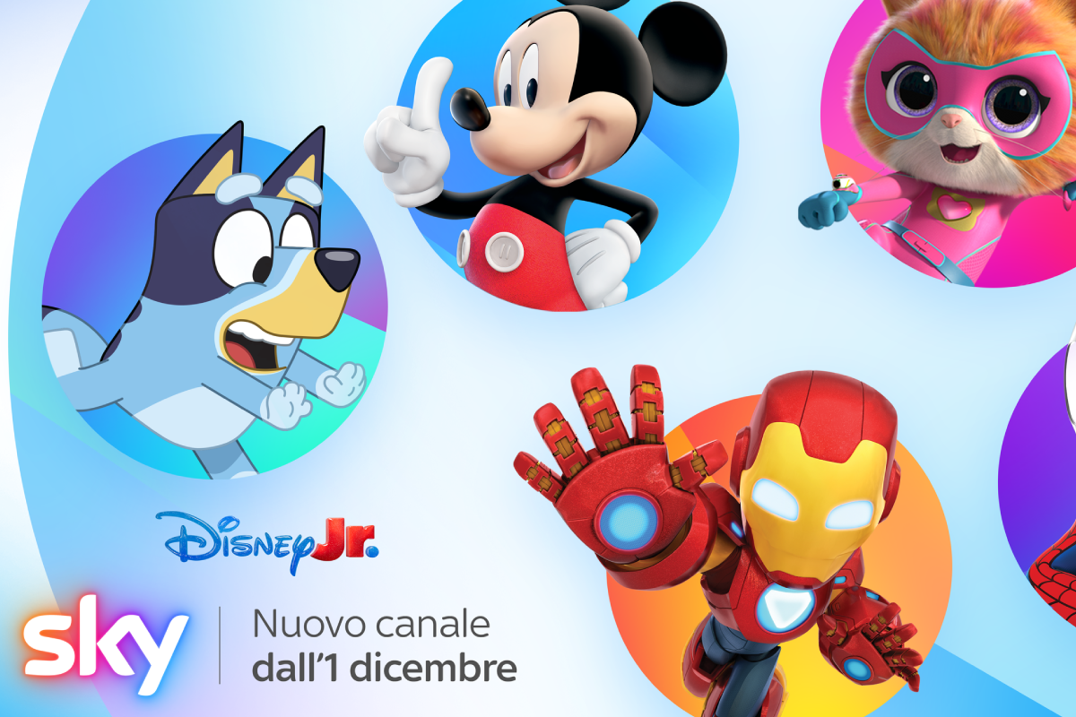 Sky, al via dal 1° dicembre il nuovo canale per bambini Disney Jr. Sky, al via dal 1° dicembre il nuovo canale per bambini Disney Jr.