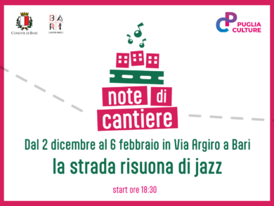 Bari, ‘Note di Cantiere’ la strada risuona di jazz tra transenne e lavori
