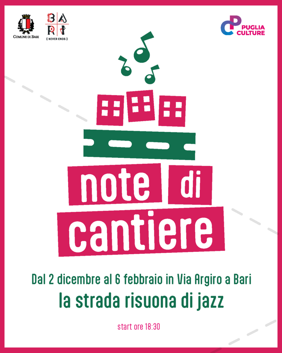 Bari, ‘Note di Cantiere’ la strada risuona di jazz tra transenne e lavori Bari, ‘Note di Cantiere’ la strada risuona di jazz tra transenne e lavori