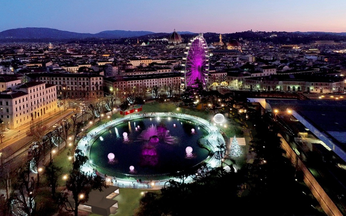 Firenze inaugura il Florence ICE e la ruota paroramica: saranno illuminate con energia green Firenze inaugura il Florence ICE e la ruota paroramica: saranno illuminate con energia green