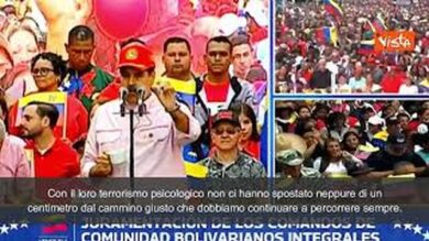 Maduro: “Non ci faremo deviare dal terrorismo psicologico di altri Paesi”