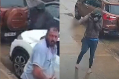 Rapinatore gli punta la pistola, lui lancia le chiavi sul tetto: il finale è imperdibile. VIDEO