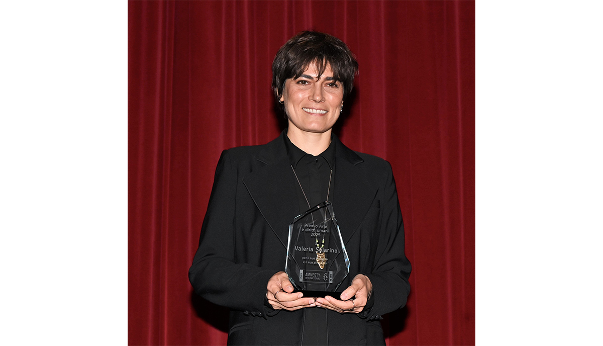 Valeria Solarino premio Arte e diritti umani 2025 di Amnesty International Valeria Solarino premio Arte e diritti umani 2025 di Amnesty International