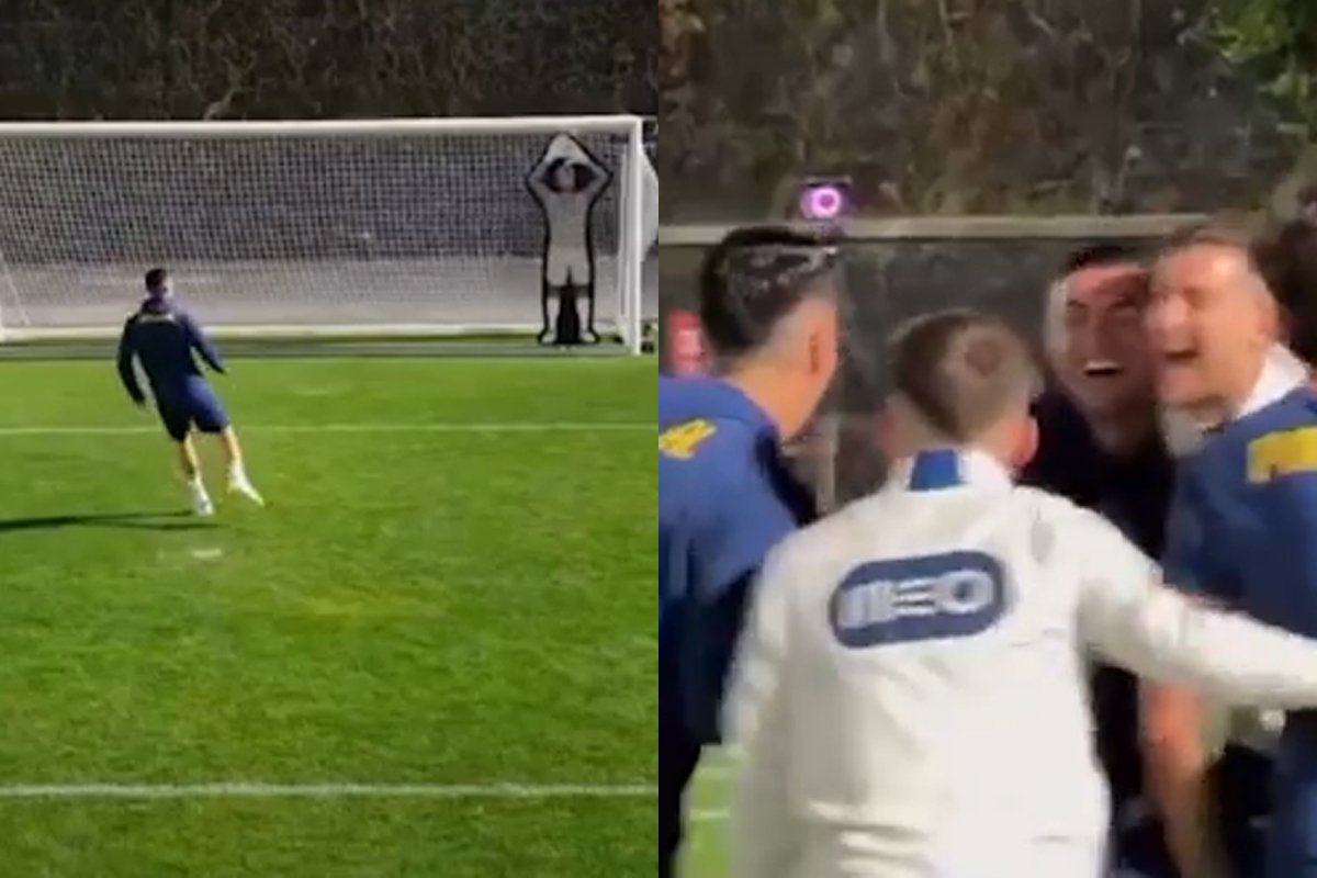 Cristiano Ronaldo contro un portiere robot, chi la spunta in questo duello futuristico? Cristiano Ronaldo contro un portiere robot, chi la spunta in questo duello futuristico?
