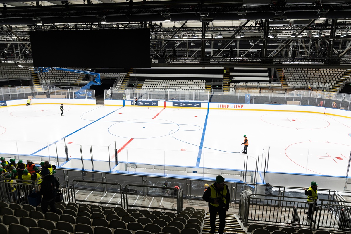 Olimpiadi, ecco in anteprima la nuova Milano Rho Ice Hockey Arena. FOTO Olimpiadi, ecco in anteprima la nuova Milano Rho Ice Hockey Arena. FOTO