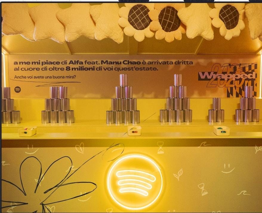 A Milano lo “Spotify Wrapped Park”, parco a tema ispirato alle hit di Anna, Sfera Ebbasta, Shiva, Olly. FOTO