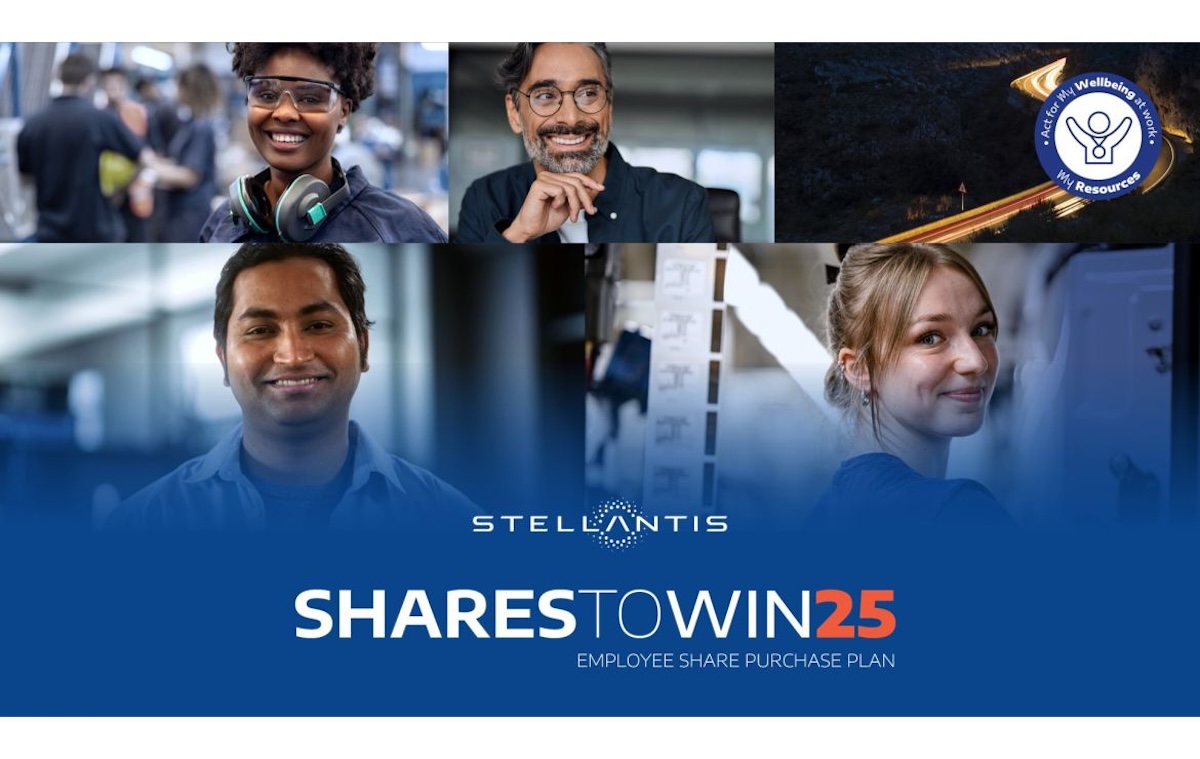 Stellantis Shares to Win 2025: 22 milioni di azioni ai lavoratori in 3 anni Stellantis Shares to Win 2025: 22 milioni di azioni ai lavoratori in 3 anni