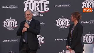 Atreju, Gualtieri all’inaugurazione: “Grande festa popolare, come quella dell’Unità”