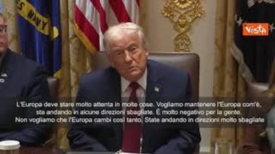 Trump: L’Europa sta andando in alcune direzioni sbagliate, è un male per i cittadini