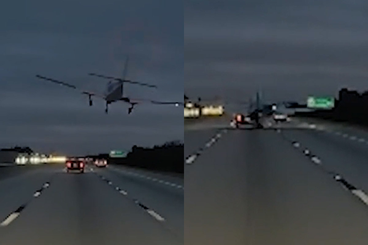 Aereo precipita su un’auto in autostrada: il video dell’impatto che lascia senza parole Aereo precipita su un’auto in autostrada: il video dell’impatto che lascia senza parole