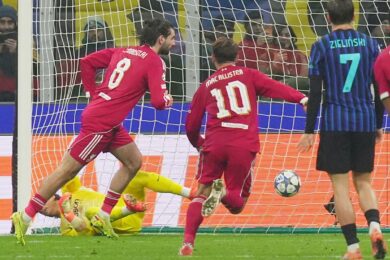 Inter-Liverpool 0-1, nerazzurri beffati da Szoboszlai  – Capello: “Rigore scandaloso, una vergogna fischiarlo”