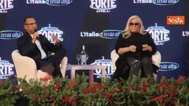Carlo Conti scherza ad Atreju: Preoccupato perché quest’anno poca polemica a Sanremo