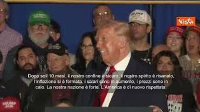Trump in Pennsylvania: In soli 10 mesi l’America è tornata, più forte e rispettata che mai