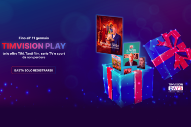 TIM, in occasione del Natale arrivano i ‘TimVision Days’