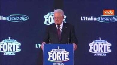 Il leader dell’Anp Abu Mazen ad Atreju accolto da applausi e standing ovation