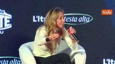 Arianna Meloni ad Atreju: Non ho mai insultato gli avversari politici sui social