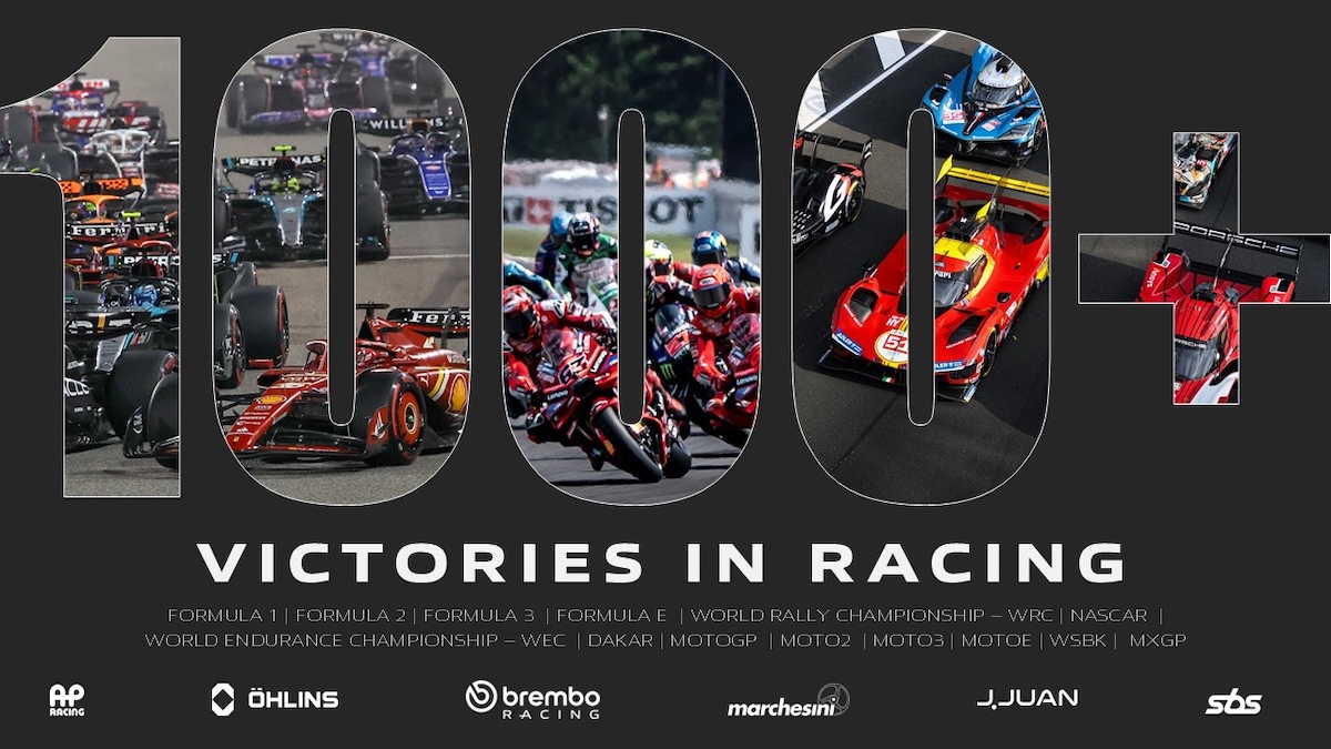 Brembo celebra 50 anni nel Motorsport: superati i 1000 titoli mondiali Brembo celebra 50 anni nel Motorsport: superati i 1000 titoli mondiali