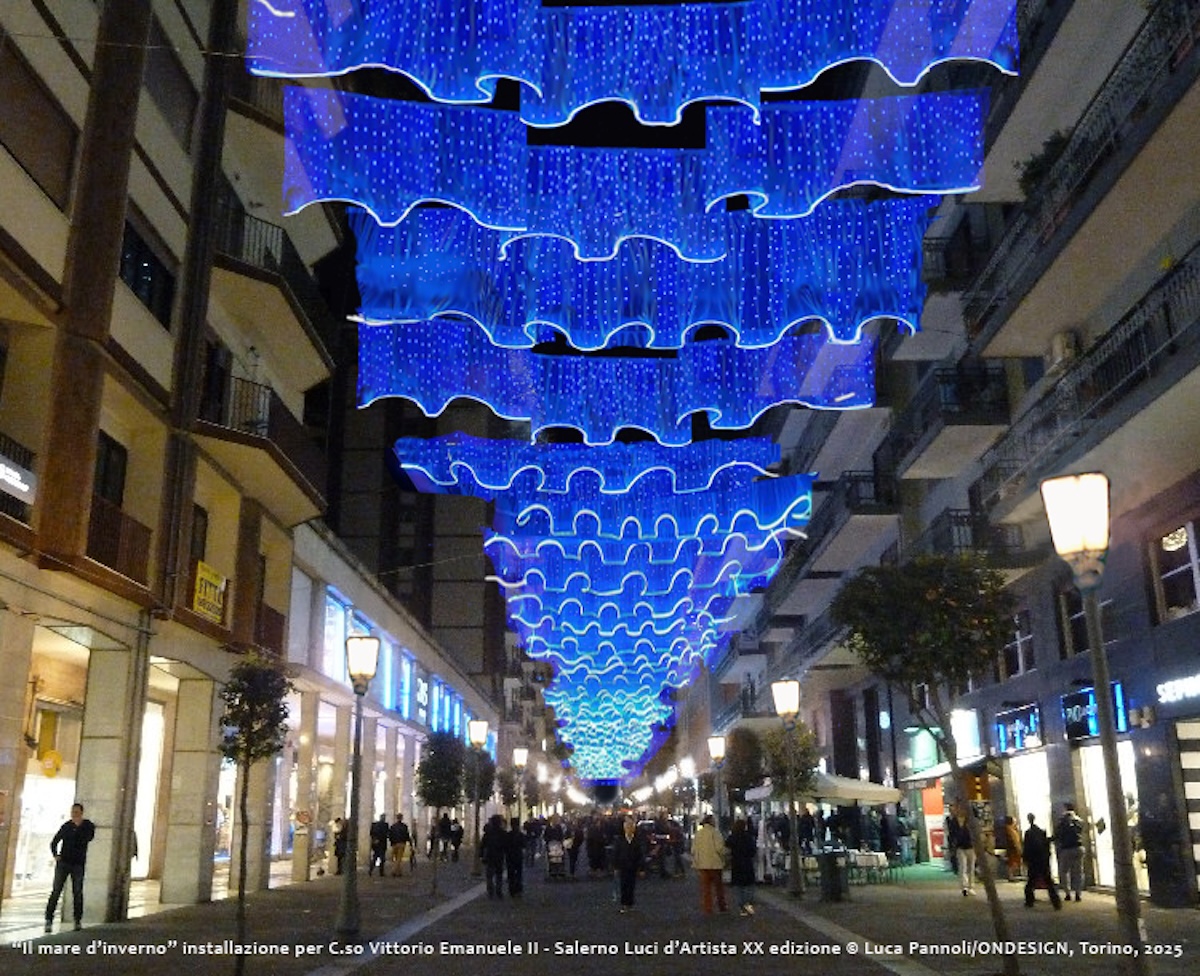 Salerno Luci d’Artista: 20 anni di arte pubblica e innovazione Salerno Luci d’Artista: 20 anni di arte pubblica e innovazione
