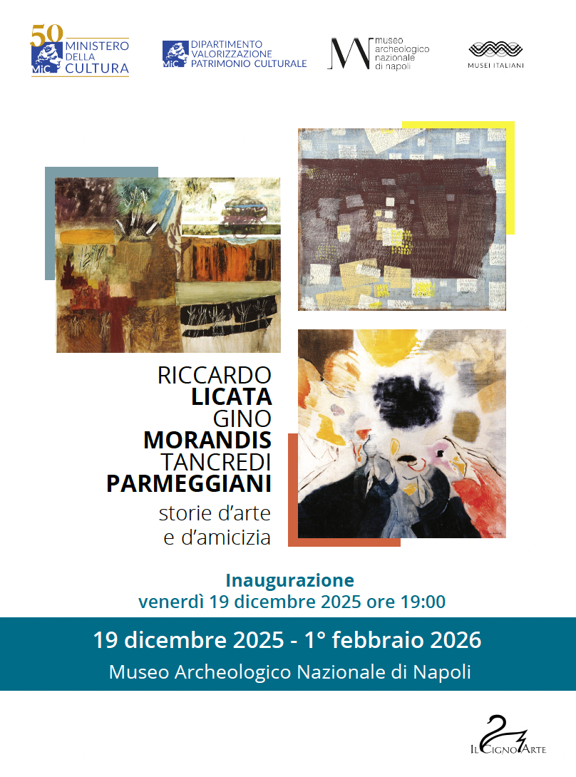 Al via la mostra “Tancredi Parmeggiani, Gino Morandis, Riccardo Licata Storie d’arte e d’amicizia” Al via la mostra “Tancredi Parmeggiani, Gino Morandis, Riccardo Licata Storie d’arte e d’amicizia”