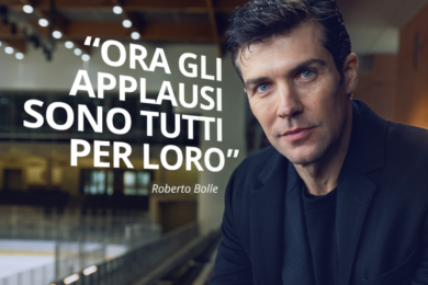 Intesa Sanpaolo, le stelle dello sport applaudono dagli spalti gli atleti dei giochi invernali nella nuova campagna pubblicitaria