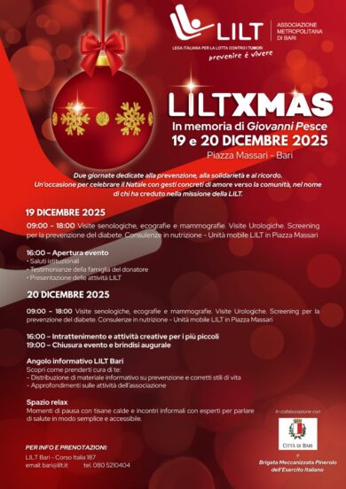 LILTXMAS 2025 a Bari – In memoria di Giovanni Pesce