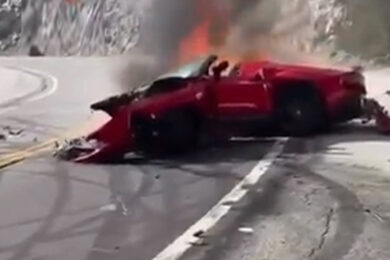 Vince Zampella, il video dell’incidente mortale: la Ferrari fuori strada e lo schianto contro il muro