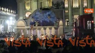 Ecco il presepe del Vaticano a Piazza San Pietro