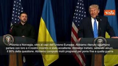 Trump: Incontro fantastico con Zelensky, siamo molto vicini a una soluzione in Ucraina