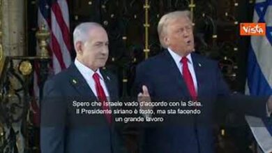 Trump riceve Netanyahu a Mar-a-Lago: Spero che Israele vada d’accordo con la Siria