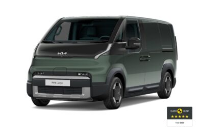 Kia PV5 Cargo: 5 stelle Euro NCAP 2025 per il van elettrico