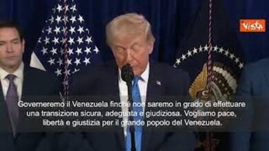 Trump: Governeremo Venezuela fino ad una transizione giusta. Vogliamo pace