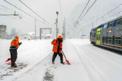 Gruppo FS, RFI: operativo su tutta la rete ferroviaria nazionale il Piano Neve e Gelo
