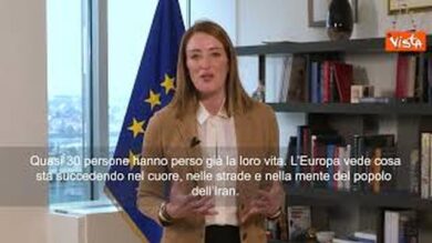 Metsola (Pres. Parlamento UE): Europa vede cosa succede in Iran. Cambiamento in arrivo