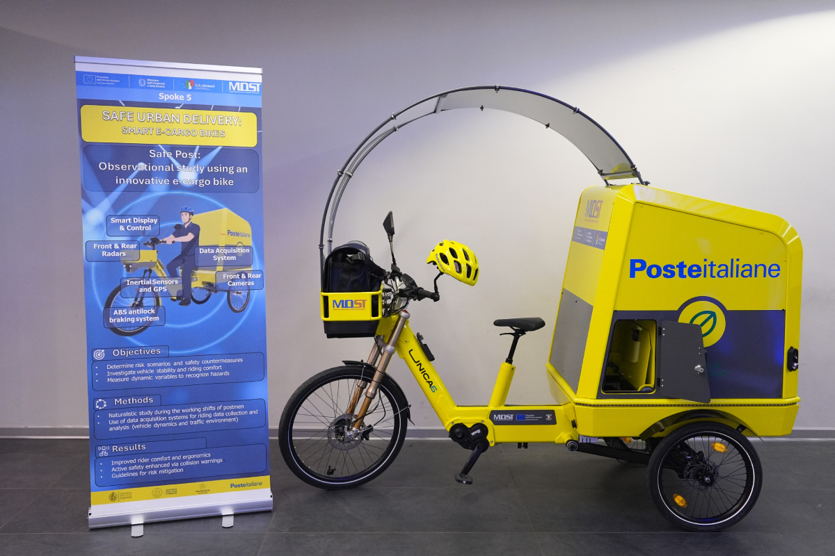 Poste Italiane, al via nuovi prototipi di cargo e-bike elettriche per il recapito urbano green Poste Italiane, al via nuovi prototipi di cargo e-bike elettriche per il recapito urbano green