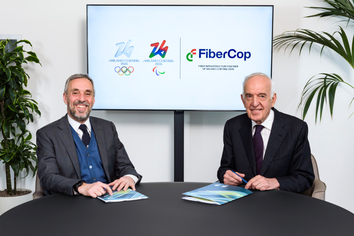 FiberCop è partner dei giochi olimpici e paralimpici invernali di milano cortina 2026 FiberCop è partner dei giochi olimpici e paralimpici invernali di milano cortina 2026