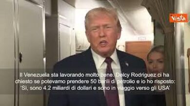 Trump: Il Venezuela adesso sta lavorando molto bene