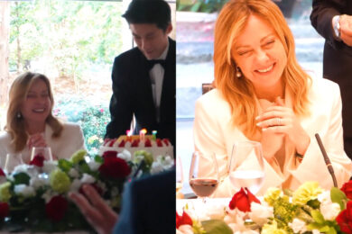 Giorgia Meloni, compleanno a Tokyo: la premier giapponese le canta “Tanti auguri” e arriva la torta