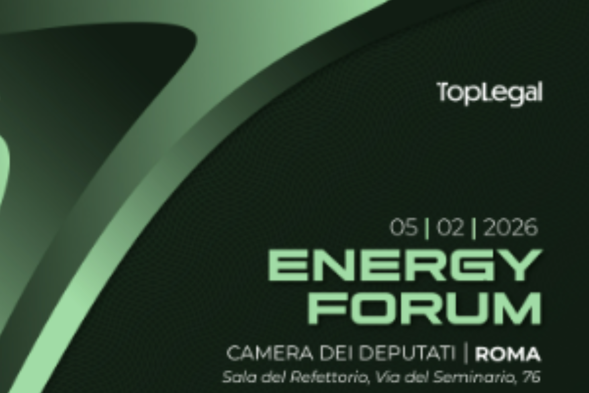 TopLegal, in arrivo a Roma l’Energy Forum 2026: “L’anno delle scelte” con gli Onorevoli Squeri e Barelli TopLegal, in arrivo a Roma l’Energy Forum 2026: “L’anno delle scelte” con gli Onorevoli Squeri e Barelli
