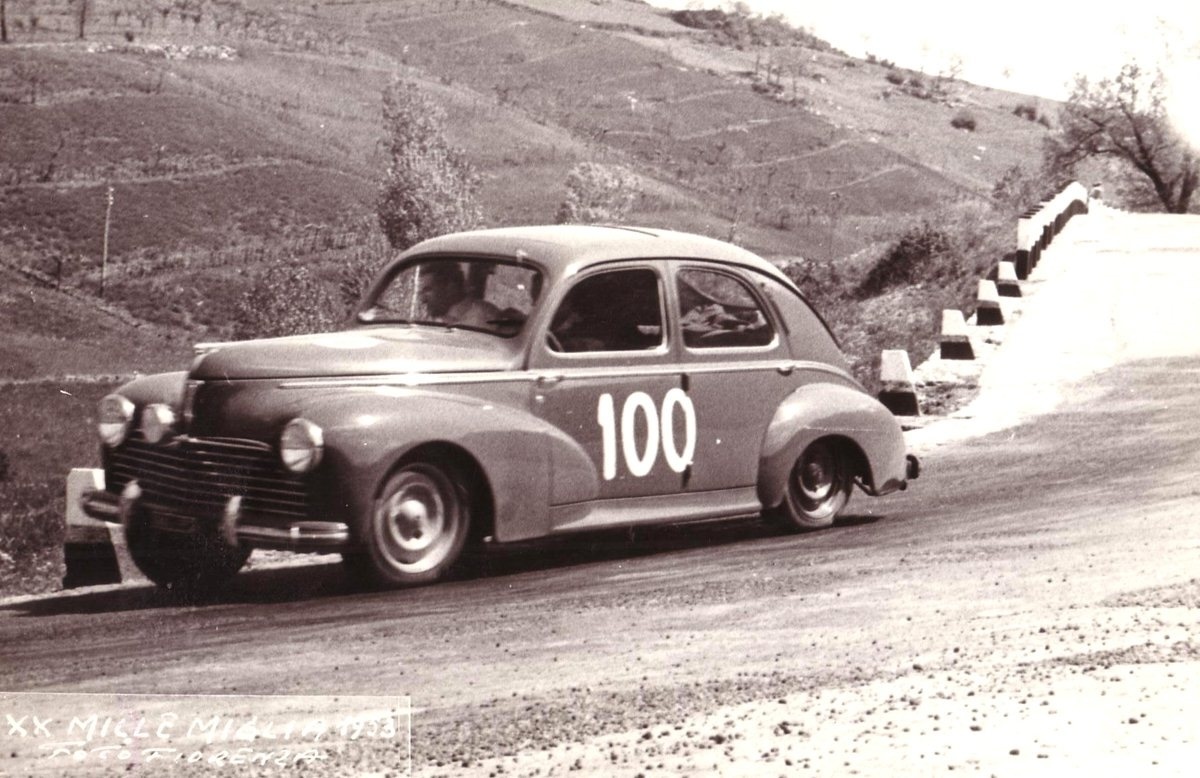 Gino Munaron e Peugeot 203: la Mille Miglia che fece scuola Gino Munaron e Peugeot 203: la Mille Miglia che fece scuola