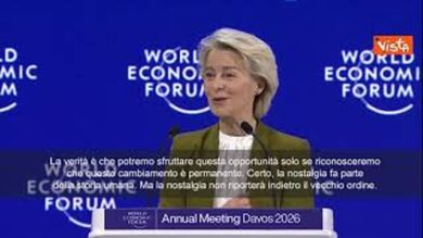 Von der Leyen a Davos: Costruire indipendenza Europa, vecchio ordine non tornerà